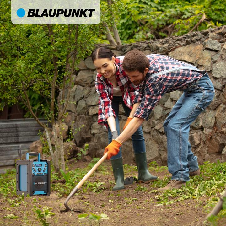Produktbild Blaupunkt Baustellenradio mit DAB+ und Akku | BSR 300 (DAB+, UKW, Bluetooth)