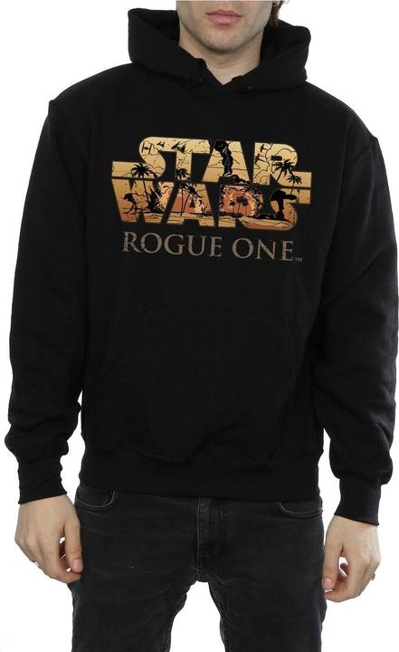 Actual product image Star Wars Mens Rogue One Logo Scene Hoodie (3XL)