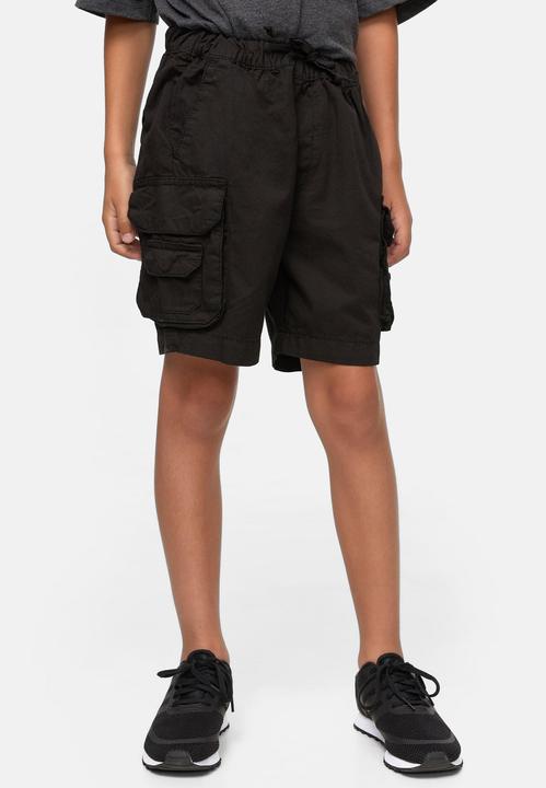 Urban Classics Boys Double Pocket Cargo Shorts - 17200