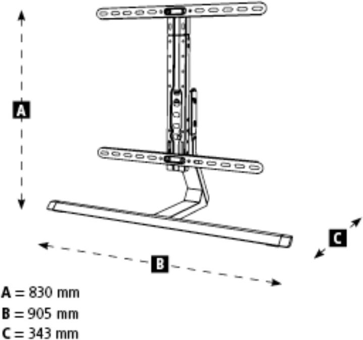 Image du produit Hama Design (Tables, 65", 40 kg)