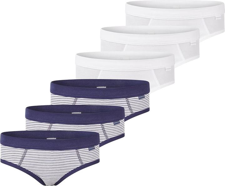 Produktbild Schiesser 6er Pack Kids Boys Feinripp Organic Cotton Sportslip (128, 6er Pack)
