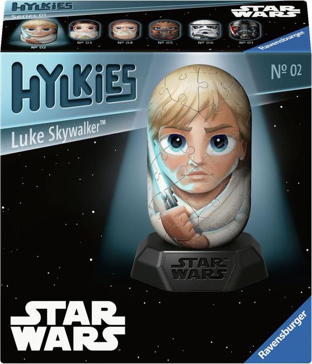 Image du produit Ravensburger Hylkies : La nouvelle série de figurines à assembler soi-même. Figurine #02 - Luke (54 pièces)