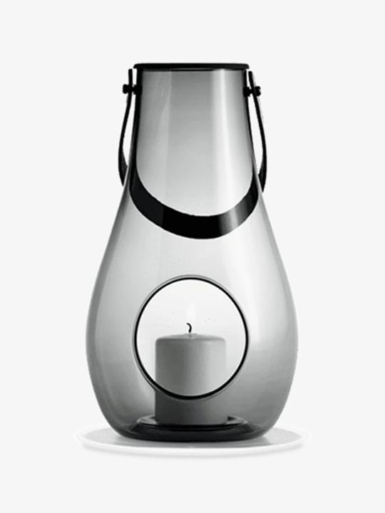 Image du produit Holmegaard Photophore Lanterne DWL Smoke gris (1 x)