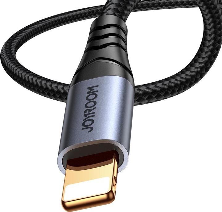 Actual product image Joyroom 3,5 mm – MiniklinkeLightning (1.20 m, 3.5mm jack (AUX), Lightning)