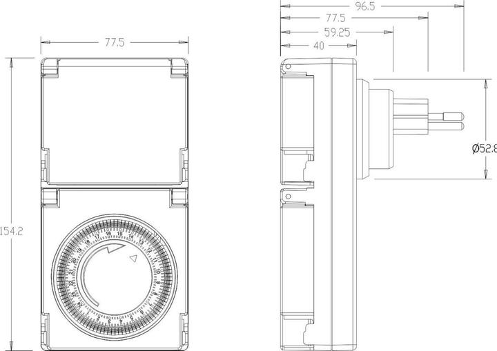 Actual product image Schönenberger Zeitschaltuhr (Type 13)