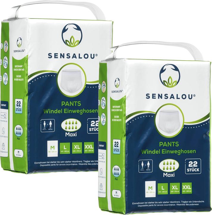 Actual product image Sensalou Nappies for adults Incontinence Pants (44 x, M)