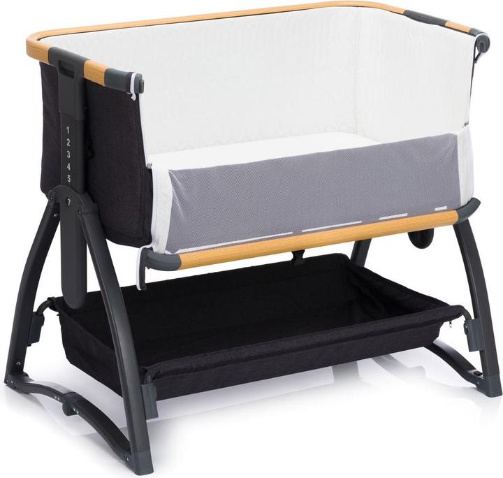 Actual product image Fillikid Scandic grey melange co-sleeper bed