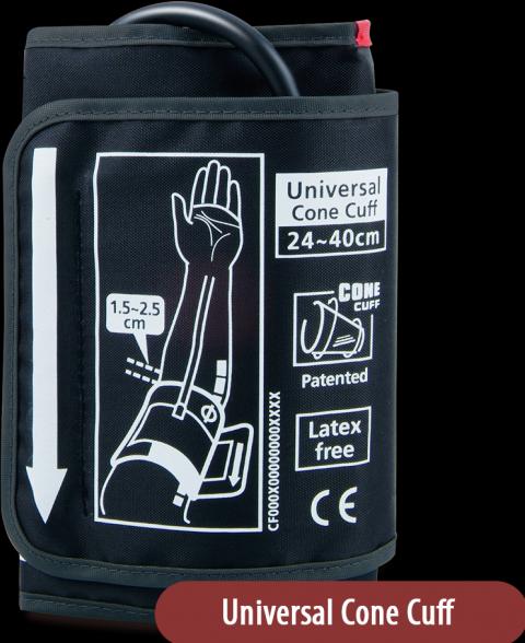 Actual product image Rossmax universal cuff 24-40cm