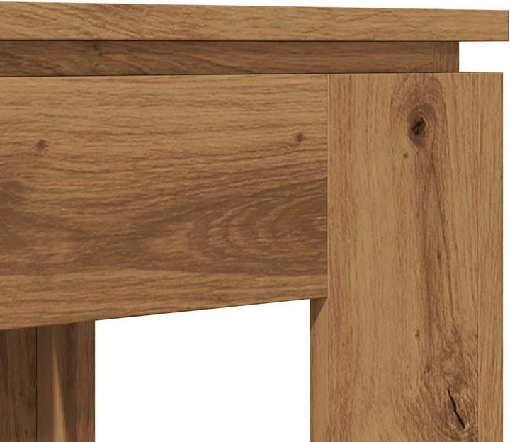 Actual product image VidaXL Esstisch Artisan-Eiche 120x60x76 cm Holzwerkstoff (120 x 60 x 76 cm)