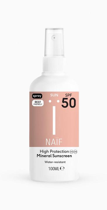Produktbild Naïf Mineralisches Sonnenschutzspray (Sonnenspray, SPF 50, 100 ml, 133 g)