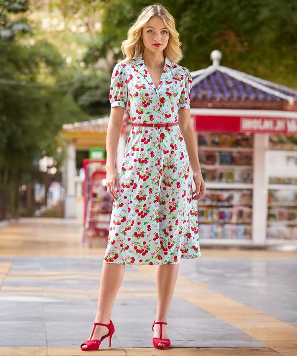 Produktbild Joe Browns Cherry Collared Belted Midi (44)