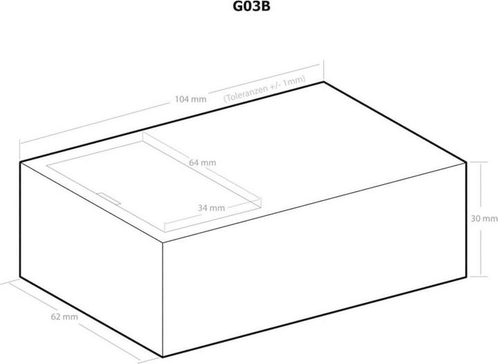 Immagine prodotto Kemo Alloggiamento in plastica Vano batteria (Case)