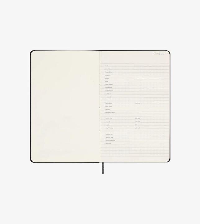Produktbild Moleskine Notizkalender (A5, Englisch)
