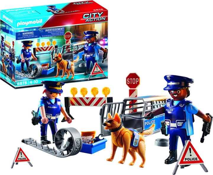 Produktbild Playmobil Police-Strassensperre (6878, Playmobil City Action)