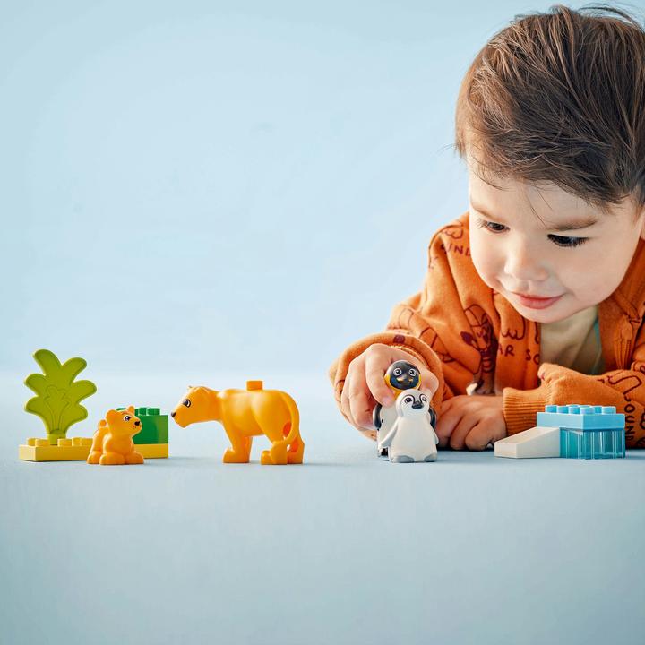 Immagine prodotto LEGO Wildtier-Familien: Pinguine und Löwen (10442)