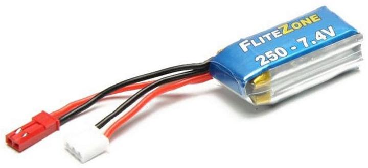 Actual product image FliteZone RC battery LiPo 250 mAh 7.4 V 35C (7.40 V, 250 mAh)