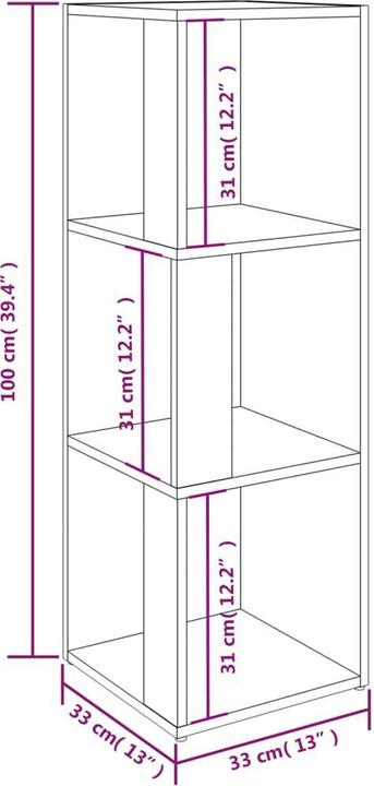 Immagine prodotto VidaXL Tove (33 x 33 x 100 cm)