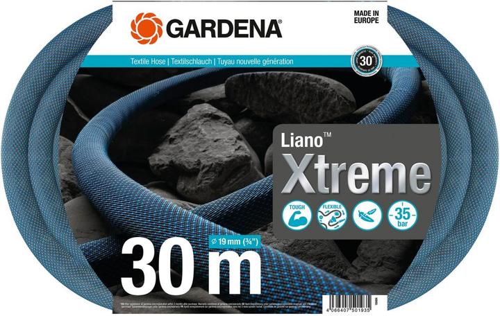 Immagine prodotto Gardena Tubo tessile Liano Xtreme 3/4, set da 30 m (30 m, 19 mm)