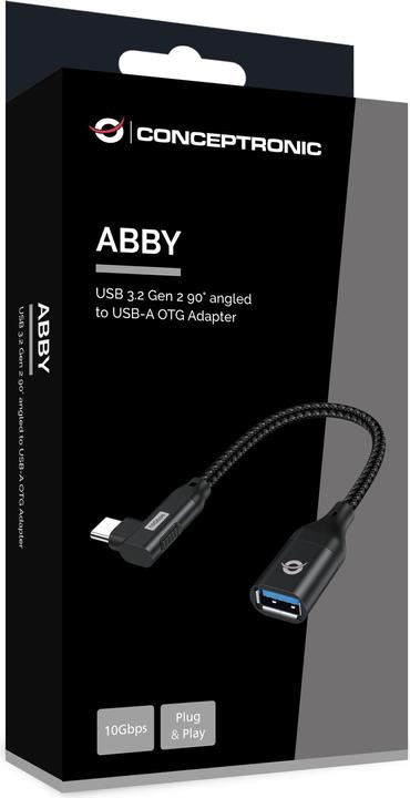 Produktbild Conceptronic USB Typ C – USB A (0.23 m, USB 3.2 Gen 2)