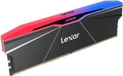 Immagine prodotto Lexar Memoria PC DDR5 ARES RGB 32GB(2 16GB)/7600 nero (2 x 16GB, 7600 MHz, RAM DDR5, DIMM)