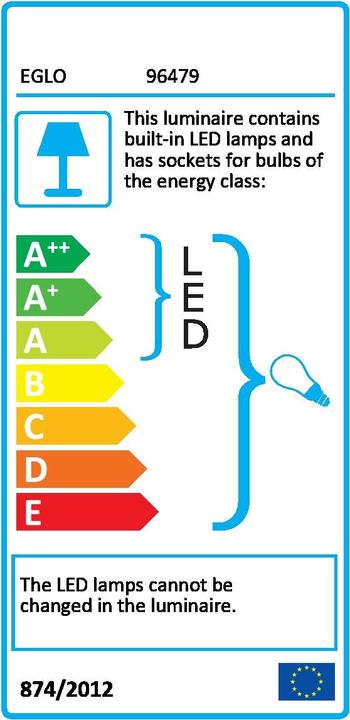 Label énergétique EGLO Pasteri (380 lm, E27)