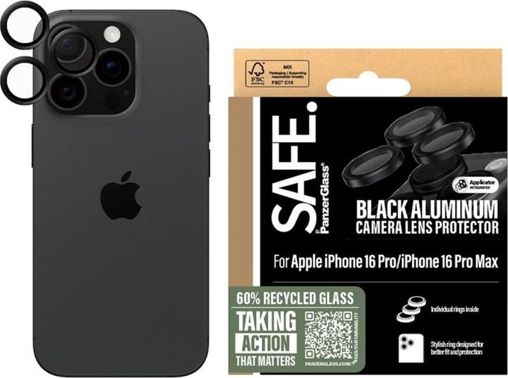 Image du produit Safe Protecteur de caméra (1 pièce(s), Apple iPhone 16 Pro Max, Apple iPhone 16 Pro)