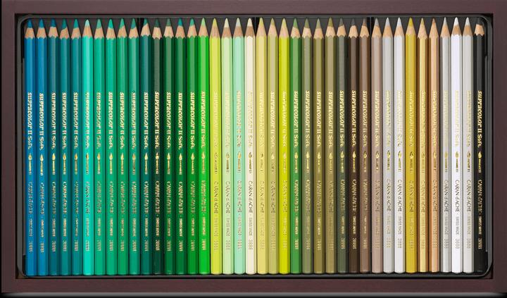 Actual product image Caran d'Ache Supracolor Aquarelle Holzkoffer (Multicoloured, 120 x)