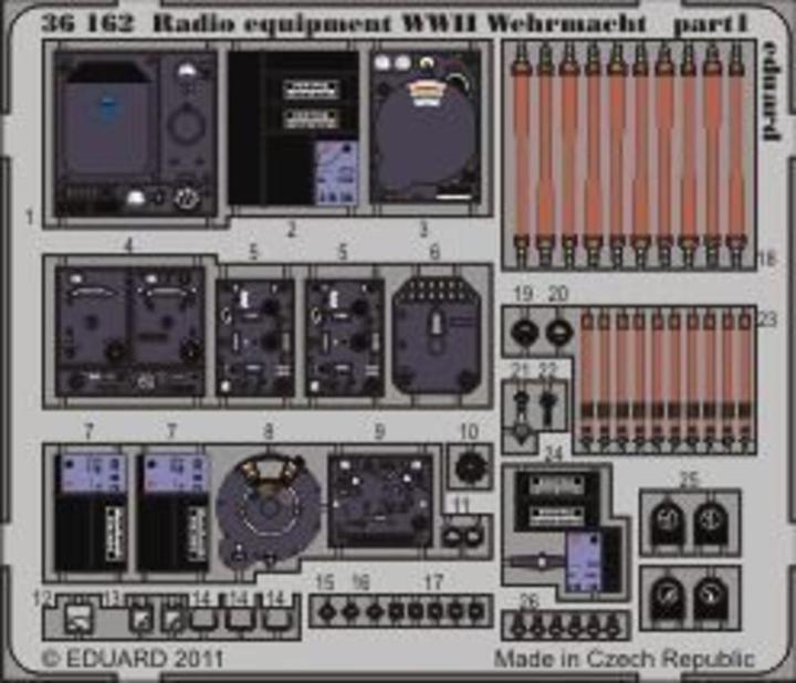 Immagine prodotto Eduard Apparecchiature radio della seconda guerra mondiale della Wehrmacht - colore