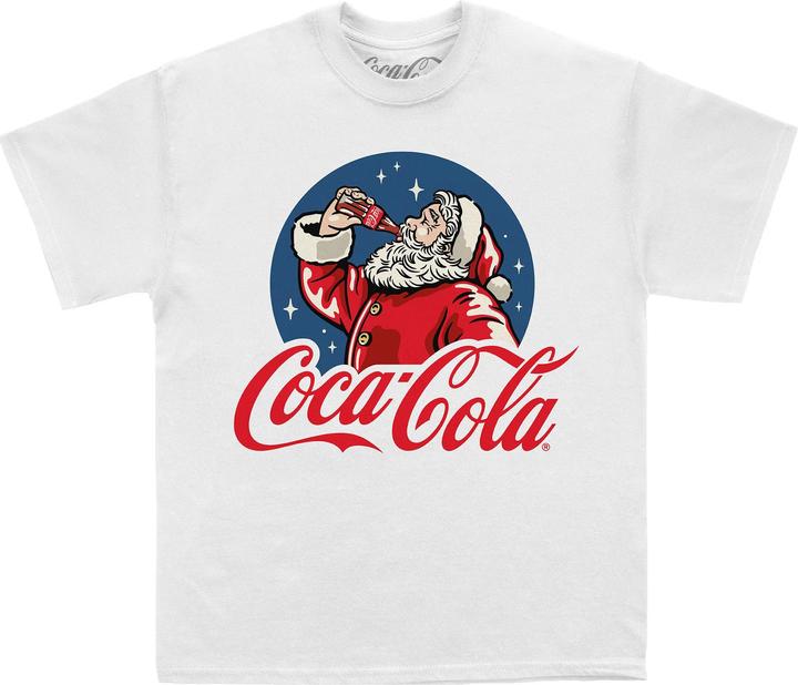Produktbild Coca Cola Drinking Santa TShirt (S)