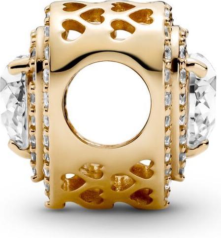 Produktbild Pandora Funkelnde Herzen Charms/Beads (Gold 14 Karat)