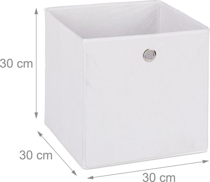 Immagine prodotto Relaxdays 4x scatola-da-scaffale (30 x 30 x 30 cm, 26 l)