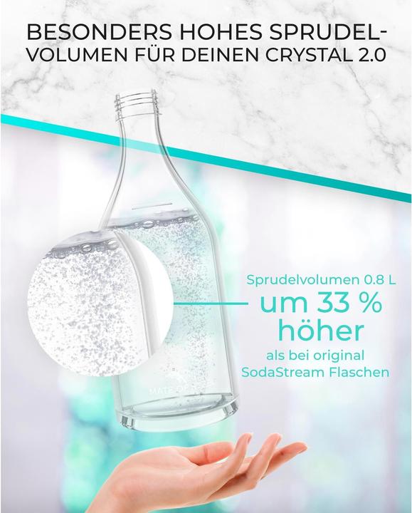Actual product image Mate of Steel Glass bottle