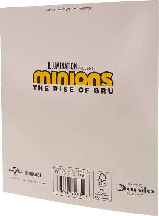 Produktbild Minions Party Birthday Card (18 x 16 cm, 1 x)