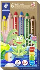 Actual product image Staedtler Crayon Noris jun 18ST (Multicoloured, 18 x)