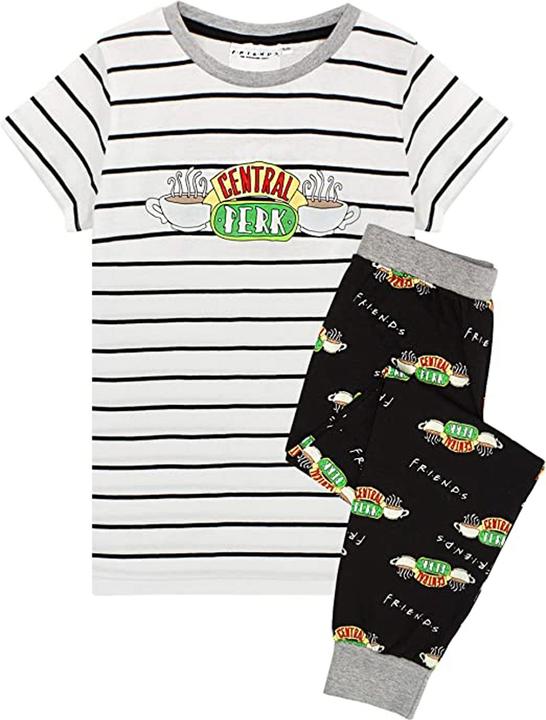 Friends Schlafanzug mit langer Hose Logo Mädchen