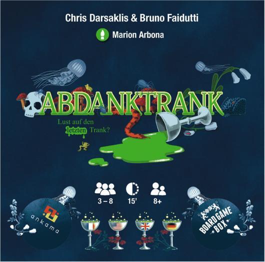 Board Game Box Abdication potion (German)