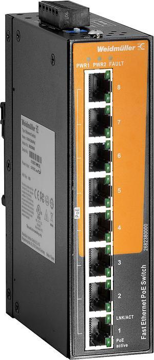 Immagine prodotto Weidmüller Switch di reteEthernet IE-SW-EL08-8POE - Switch - Ethernet
