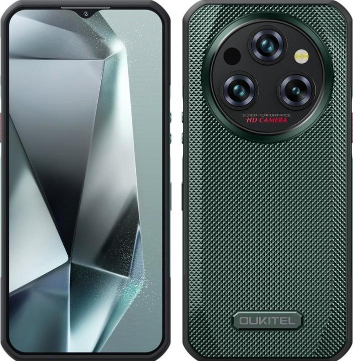 Oukitel Smartphone WP35 8/256 11000mAh DS. Grün (256 GB, Grün, 6.60", Dual SIM, 64 Mpx, 5G)