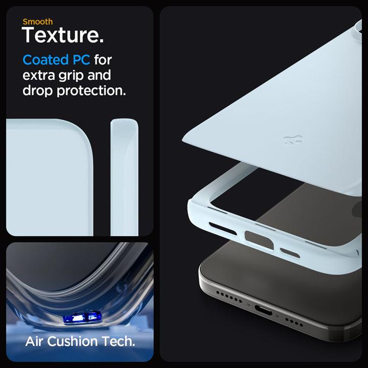 Produktbild Spigen Thin Fit, stumm blau - iPhone 15 Pro Max (Apple iPhone 15 Pro Max)
