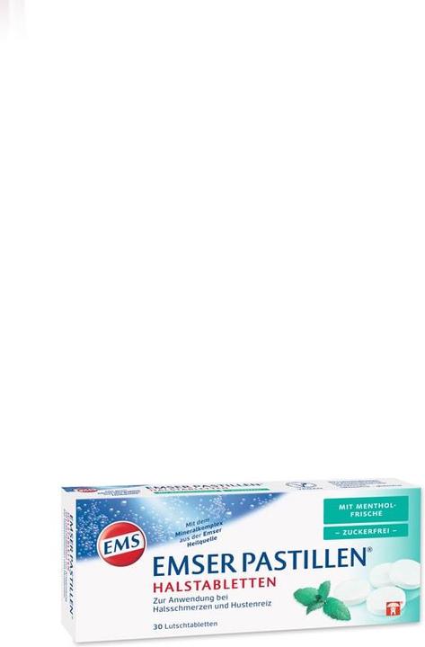 Image du produit Emser Pastilles sans sucre Menthol Fraîcheur (30 pièce(s))