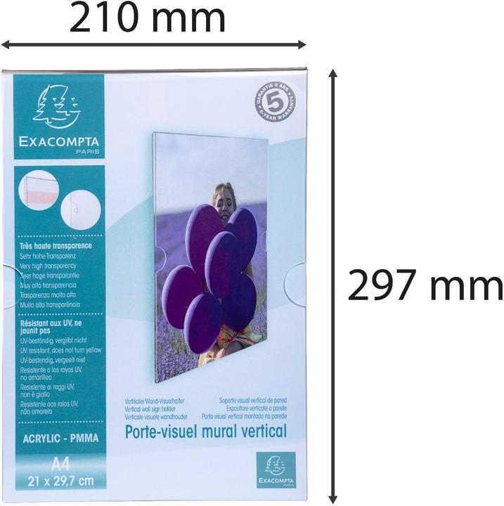 Actual product image Exacompta Wall leaflet holder (A4)