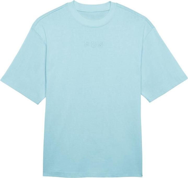Actual product image Fox Tee 24 Wordmark Ov Ss Lt Blu (M)