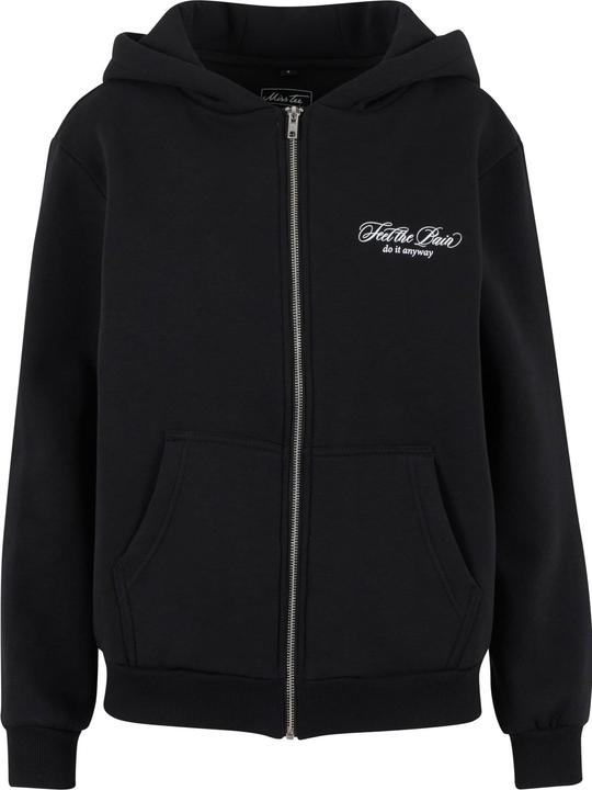Actual product image Miss Tee Feel The Pain Ladies Fluffy Zip Hoody - 185287 (M)