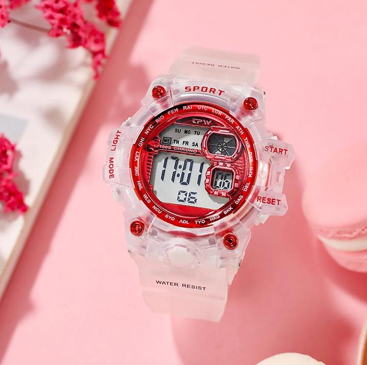 Immagine prodotto VR Shinecon Orologio per bambini modello Chromax, rosso
