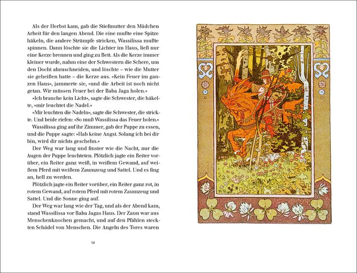 Produktbild »Wassilissa, die Wunderschöne« (Deutsch, Elisabeth Borchers, Iwan Bilibin, 2019)