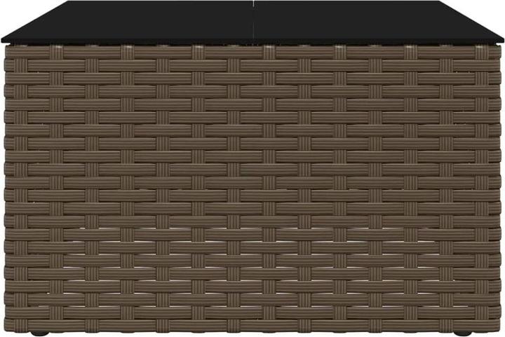 Actual product image VidaXL 2-tlg. Garten-Lounge-Set mit Kissen Braun Poly Rattan
