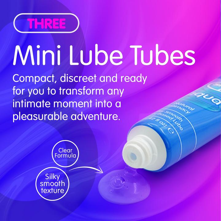 Actual product image Skins Fruity Tubes lubricant range - 3x12ml, vegan (36 ml)