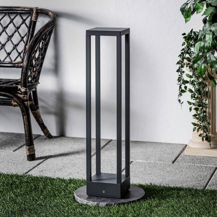 Image du produit Lucande Carlota lampe de jardin extérieure H65 Dark Grey (935 lm, IP65)
