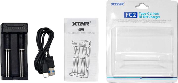 Actual product image Xtar FC2 Li-ion/Ni-MH Ladegerät (Chargers without battery)