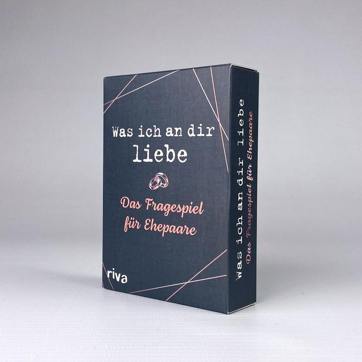 Immagine prodotto Was ich an dir liebe – Das Fragespiel für Ehepaare (Tedesco, Casa editrice Riva, 2021)